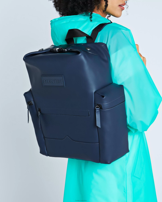 hombres mochila con clip superior - cuero engomado 6284428 Hunter