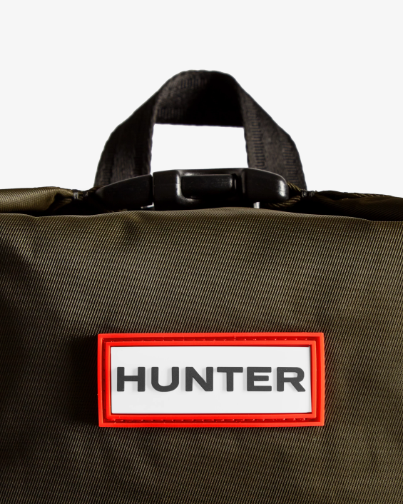 hombres mochila mini pioneer de nailon con clip superior 6284424 Hunter