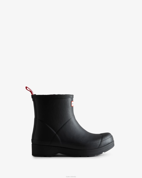 hombres botas de lluvia cortas con aislamiento de piel de oveja vegana 6284513 Hunter