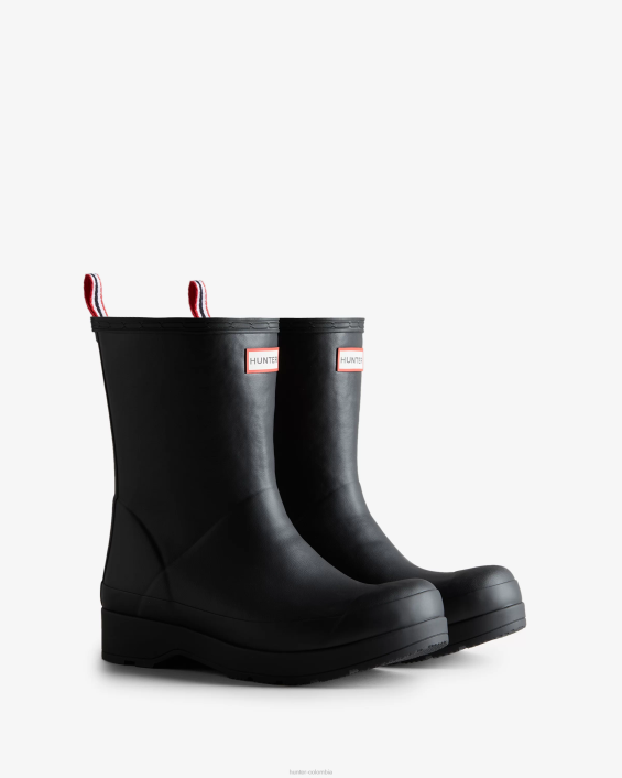hombres botas de lluvia de altura media con aislamiento de piel de oveja vegana 6284514 Hunter