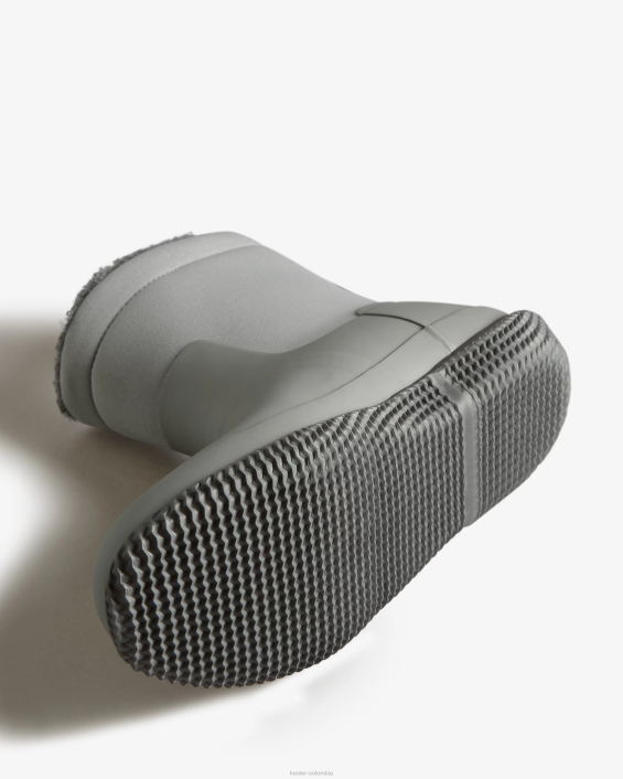 hombres botas con aislamiento y parte superior enrollable de piel de oveja vegana 6284599 Hunter