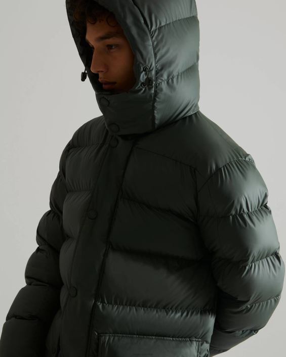 hombres abrigo acolchado de goma con aislamiento 6284615 Hunter