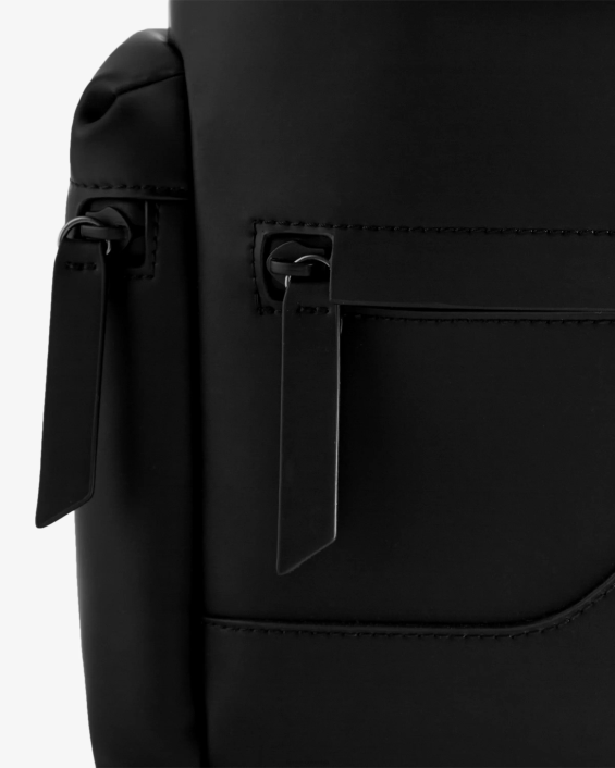 mujer mochila mini con clip superior - cuero engomado 6284429 Hunter