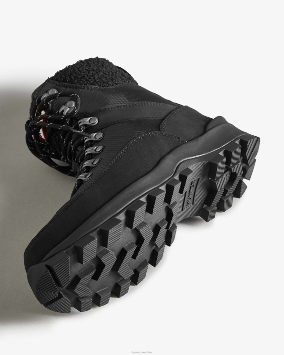 mujer botas comando con aislamiento de poliéster reciclado 6284297 Hunter