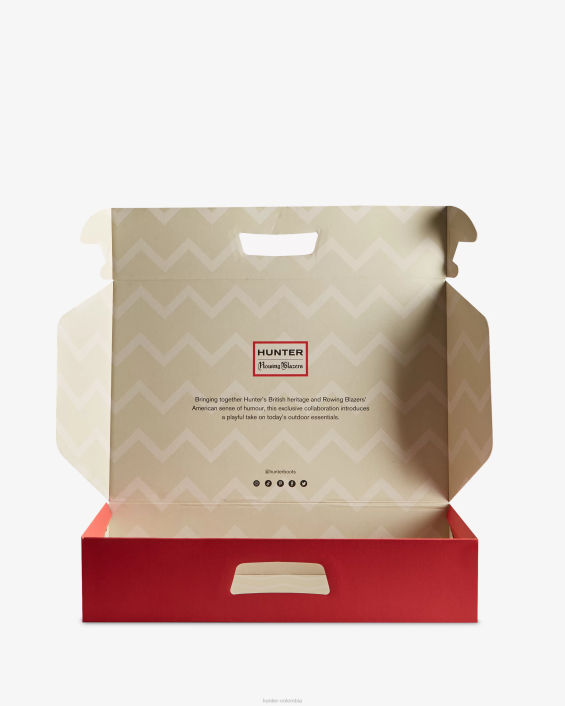 mujer blazers de remo botas de lluvia altas en zig zag 6284318 Hunter