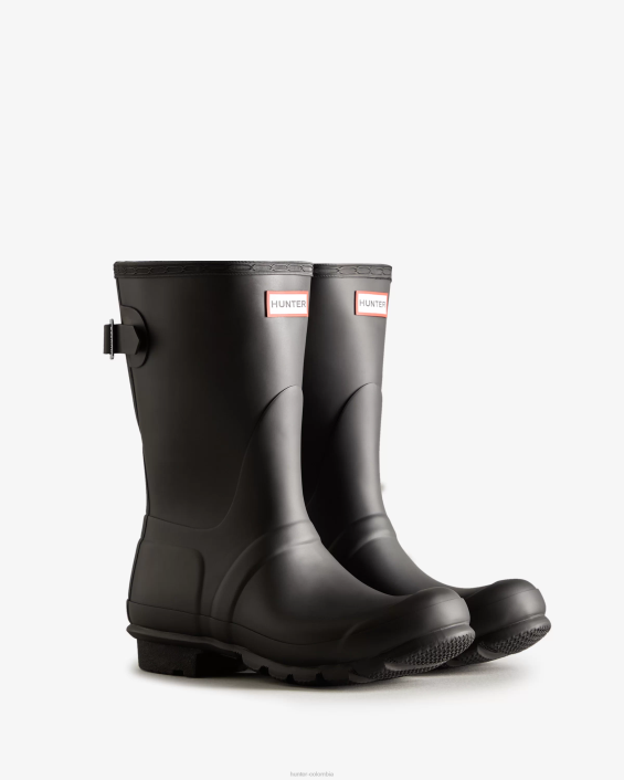 mujer botas de lluvia ajustables con espalda corta 628423 Hunter