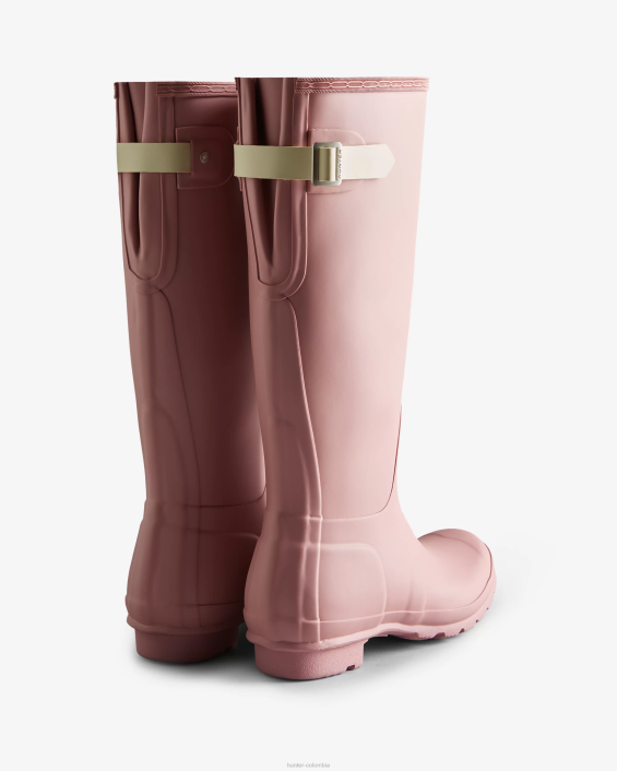 mujer botas de lluvia ajustables con parte trasera alta 6284165 Hunter