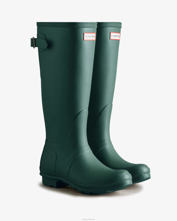 mujer botas de lluvia ajustables con parte trasera alta 6284189 Hunter
