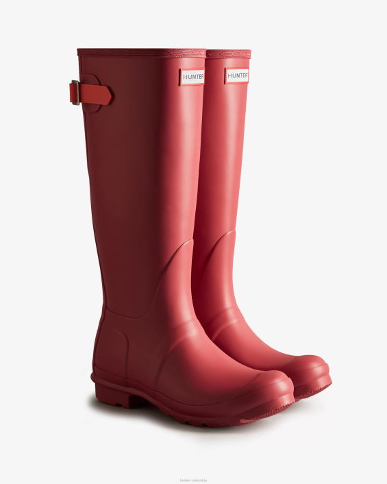 mujer botas de lluvia ajustables con parte trasera alta 6284190 Hunter