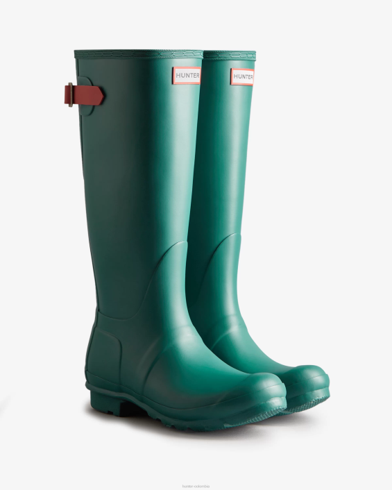 mujer botas de lluvia ajustables con parte trasera alta 6284225 Hunter