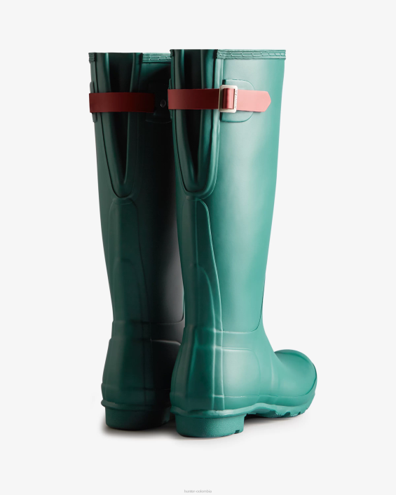 mujer botas de lluvia ajustables con parte trasera alta 6284225 Hunter