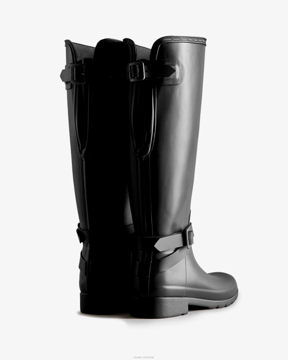 mujer botas de lluvia altas ajustables y refinadas y de corte entallado 628494 Hunter