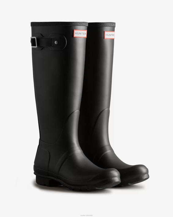 mujer botas de lluvia altas con correa trasera 628470 Hunter