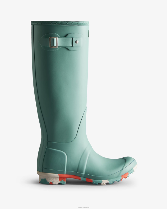 mujer botas de lluvia altas con suela de color 6284135 Hunter