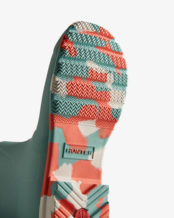 mujer botas de lluvia altas con suela de color 6284135 Hunter