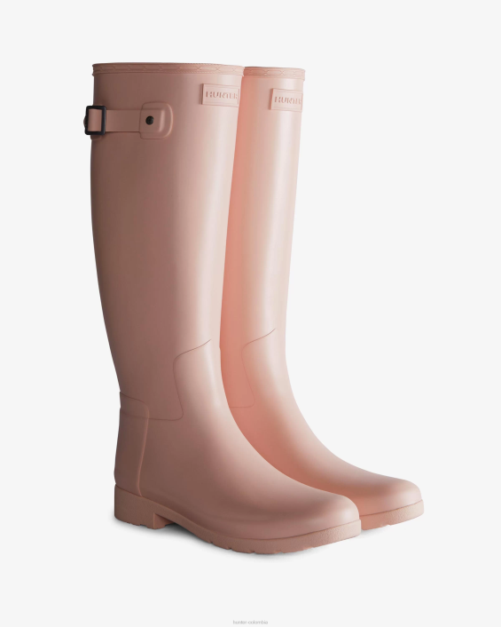 mujer botas de lluvia altas refinadas y de corte slim 628411 Hunter