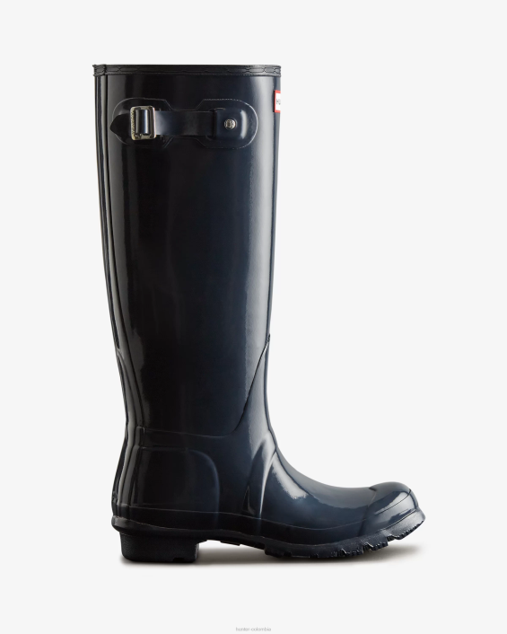 mujer botas de lluvia altas y brillantes originales 6284222 Hunter