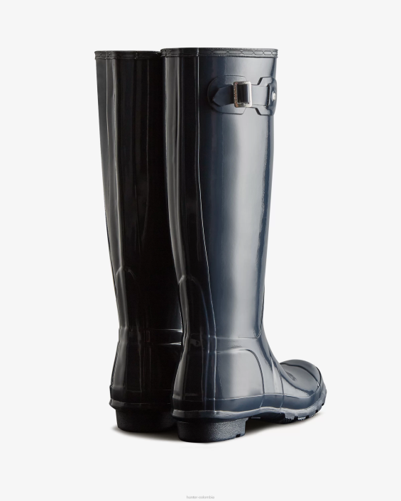 mujer botas de lluvia altas y brillantes originales 6284222 Hunter