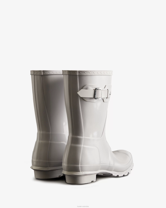 mujer botas de lluvia cortas brillantes originales 6284210 Hunter