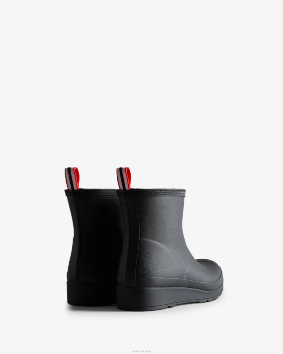 mujer botas de lluvia cortas con aislamiento de piel de oveja vegana 628489 Hunter