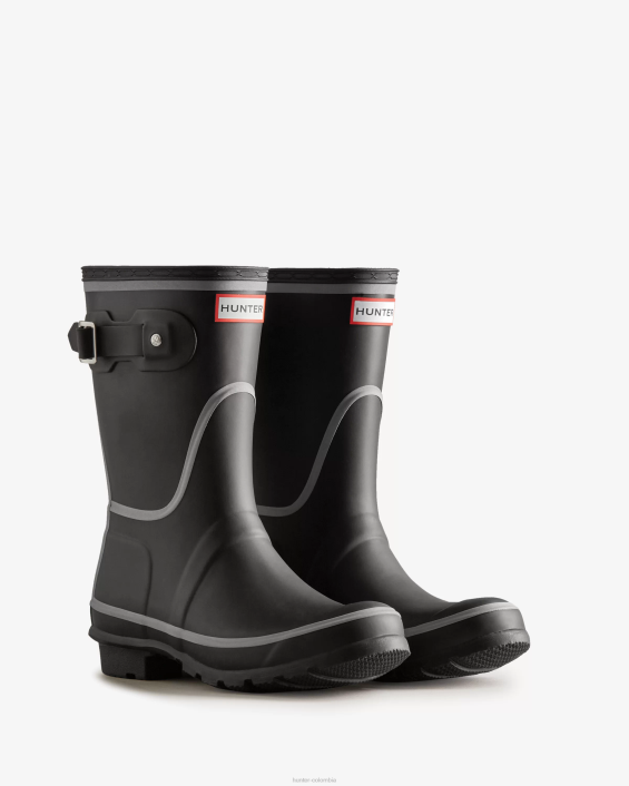 mujer botas de lluvia cortas con contorno reflectante 6284181 Hunter