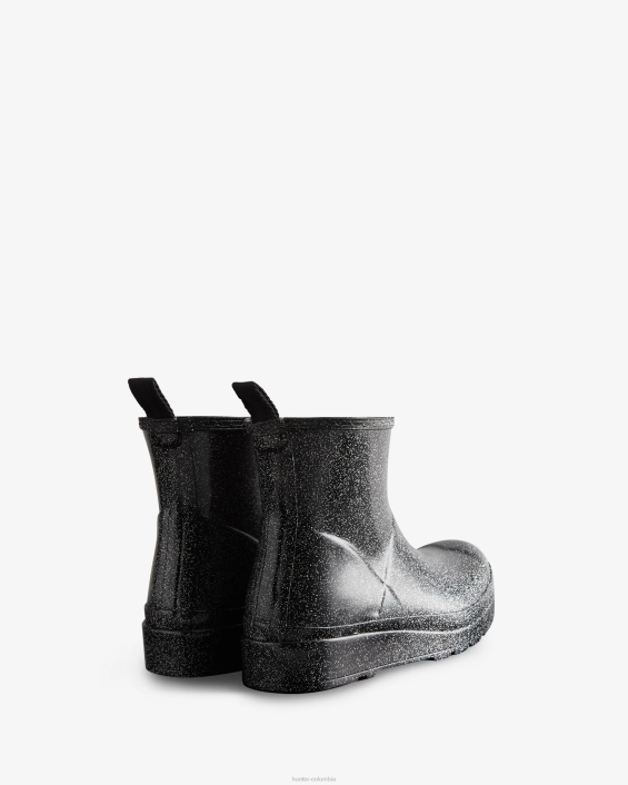 mujer botas de lluvia cortas con purpurina starcloud 628428 Hunter