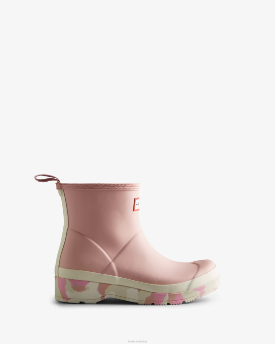 mujer botas de lluvia cortas con suela color splash 6284164 Hunter