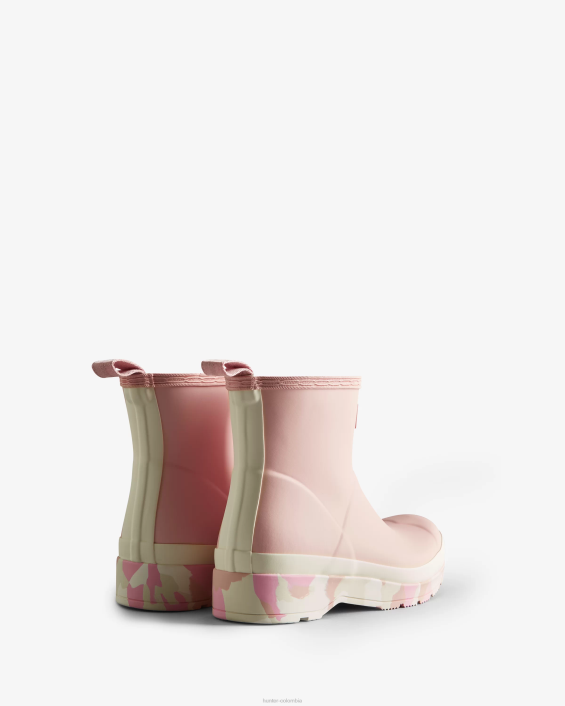 mujer botas de lluvia cortas con suela color splash 6284164 Hunter