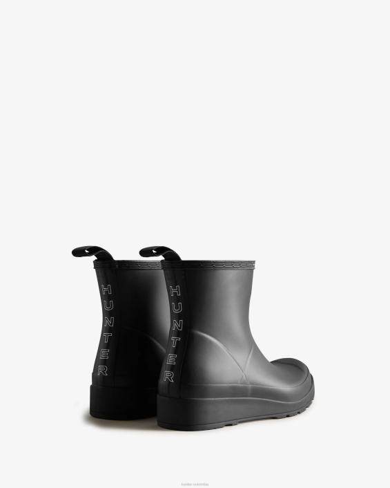 mujer botas de lluvia cortas con tira trasera 628448 Hunter