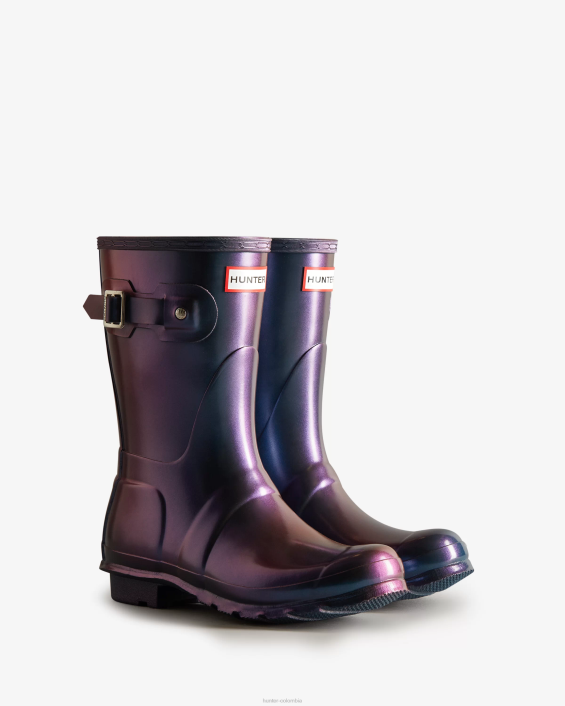 mujer botas de lluvia cortas nebula 6284311 Hunter