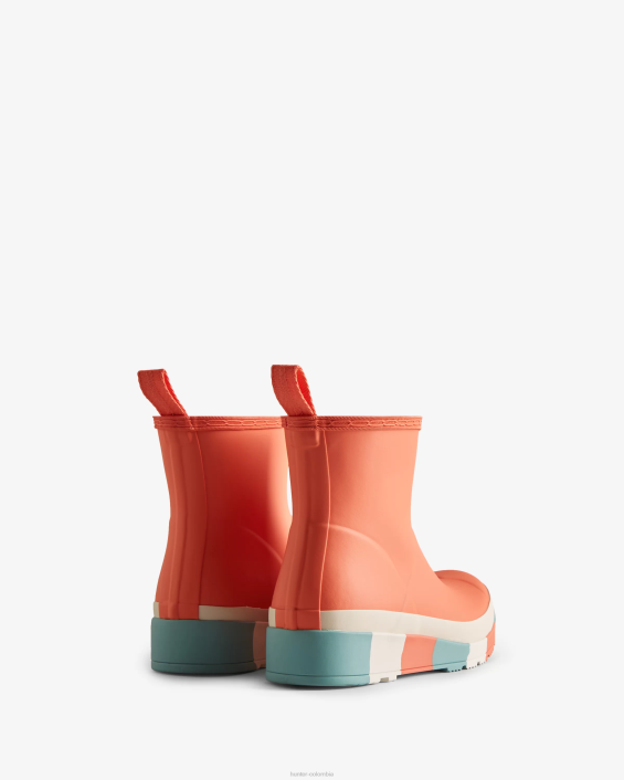 mujer botas de lluvia play suela rayas cortas 6284183 Hunter
