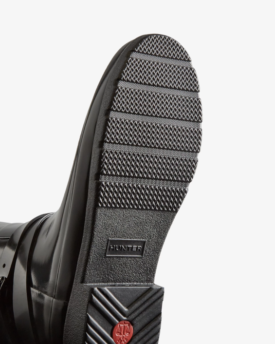 mujer botas de lluvia refinadas, ajustadas y ajustables, altas y brillantes 6284226 Hunter