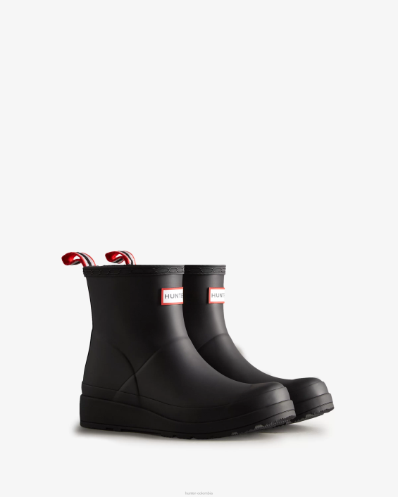 mujer jugar botas de lluvia cortas 628432 Hunter