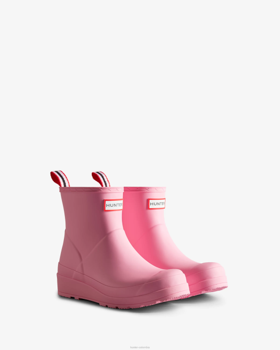 mujer jugar botas de lluvia cortas 628434 Hunter