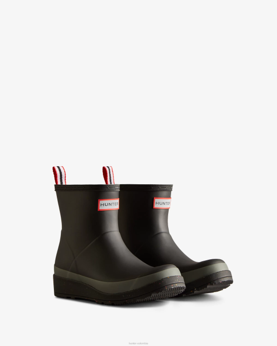 mujer jugar botas de lluvia cortas moteadas 6284312 Hunter