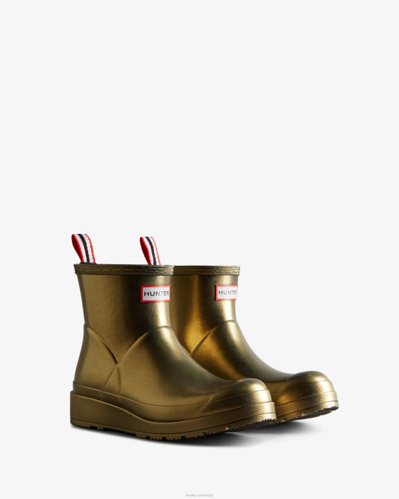 mujer jugar botas de lluvia cortas nacaradas 6284213 Hunter