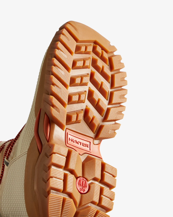 mujer botas de nieve cortas con aislamiento de piel de oveja vegana Wanderer 6284320 Hunter