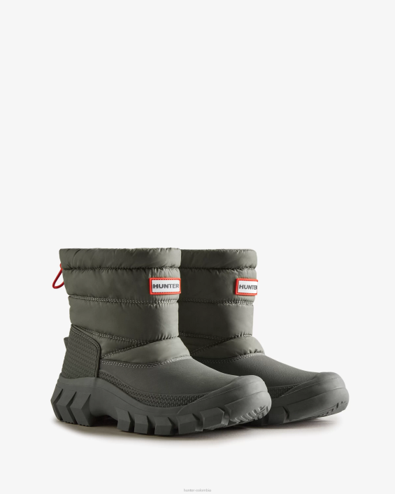 mujer botas de nieve cortas con aislamiento intrepid 6284205 Hunter