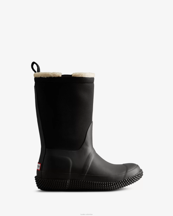 mujer botas de piel de oveja veganas con correas enrollables aisladas 6284300 Hunter