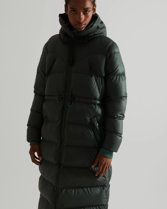 mujer abrigo acolchado largo engomado con aislamiento 6284369 Hunter