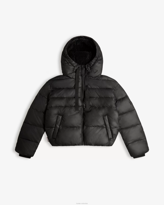 mujer chaqueta acolchada corta con aislamiento intrepid 6284360 Hunter