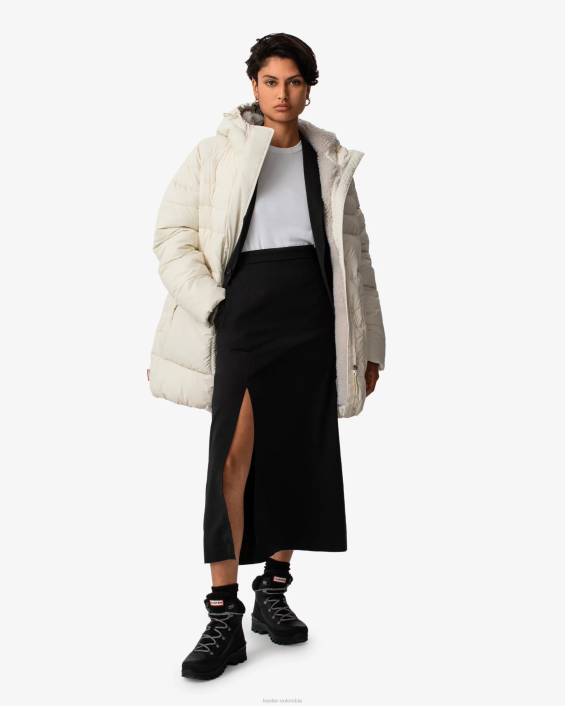 mujer chaqueta acolchada de media altura con aislamiento intrepid 6284363 Hunter