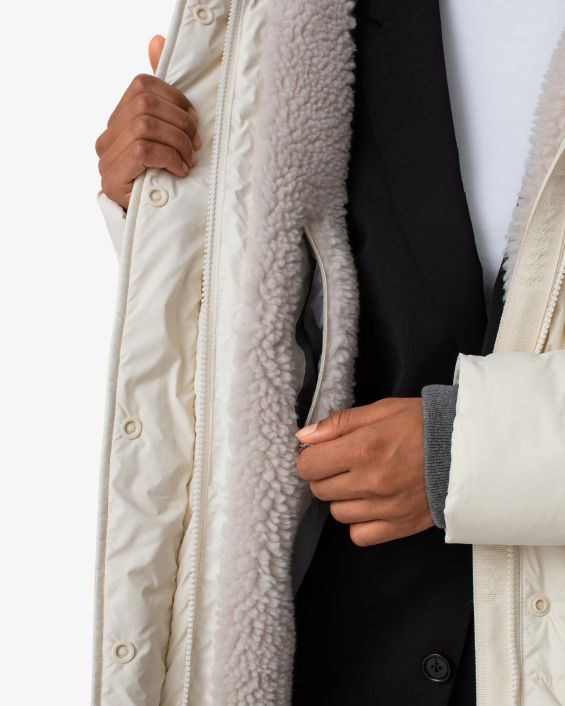 mujer chaqueta acolchada de media altura con aislamiento intrepid 6284363 Hunter