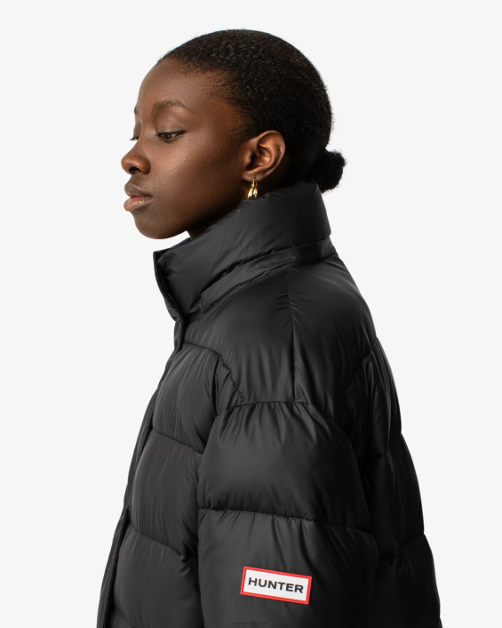 mujer intrepid abrigo acolchado largo con tejido aislante 6284367 Hunter