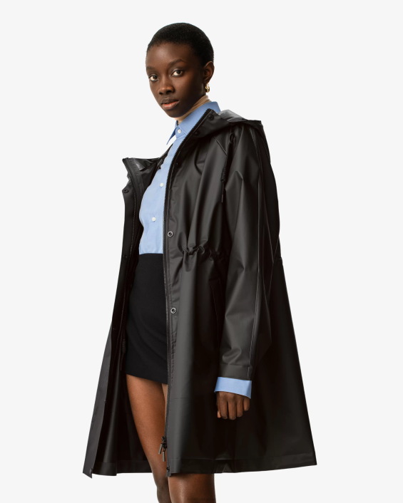 mujer parka impermeable play vinilo transparente 6284351 Hunter